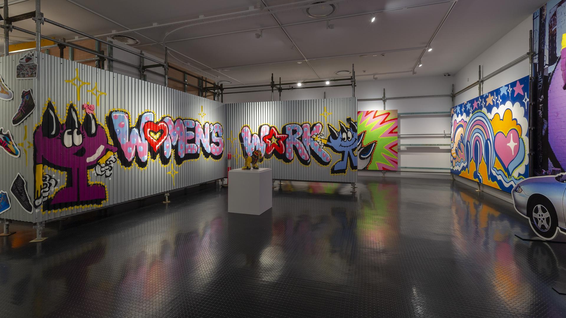 Installation view Claudia Gold, CLAW MONEY WORLD, 2024