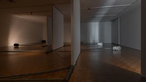 installation view, A Streetlamp Named Empire, Atlanta Eke