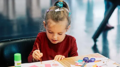 Child drawing